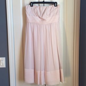J. Crew Strapless Silk Dress 10